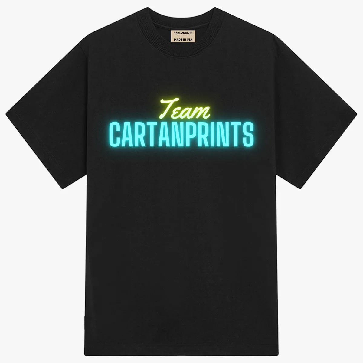 Team Cartanprints Tee - Black